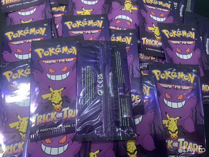 Pokemon Trick or trade(продажа от 3-х штук)