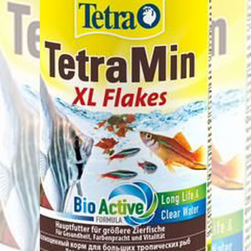 Корм для аквариумых рыбок хлопья Tetra Min