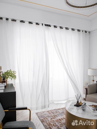 Воздушный тюль вуаль