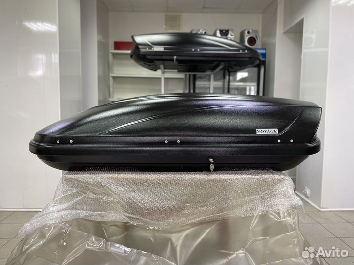 Автобокс Voyage 440л 175см Черный матовый