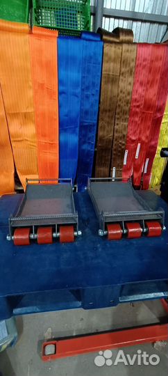 Тележка для эвакуатора с полиуретановыми колесами