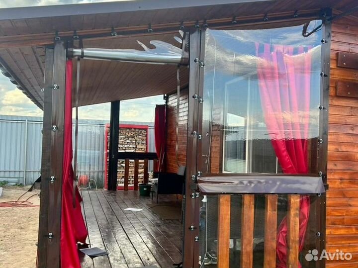 Окна мягкие для беседки, террас