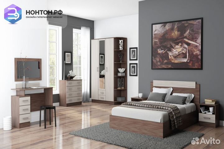 Спальня Эко ясень шимо