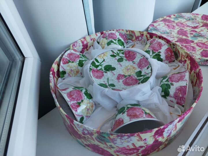 Чайный набор, новый 12 предметов