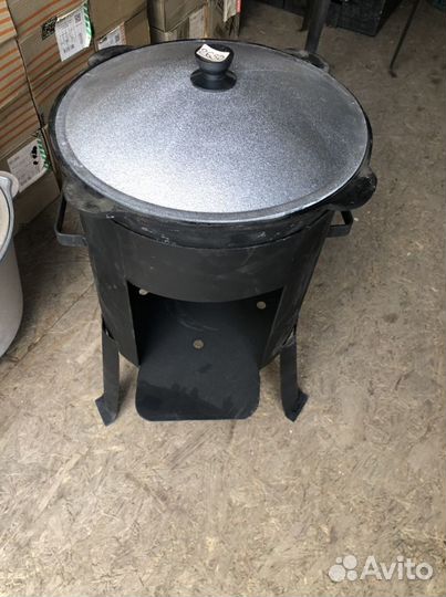 Узбекский казан с печкой