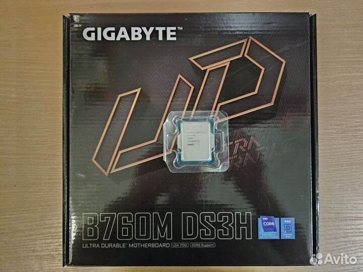 1700 Комплет i5-13400 + B760M DS3H DDR5 гарантия