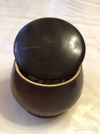 Деревянная емкость - шкатулка времени СССР