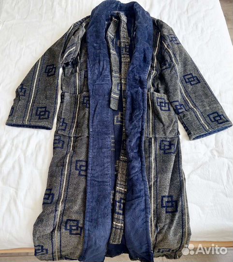 Новый махровый халат мужской