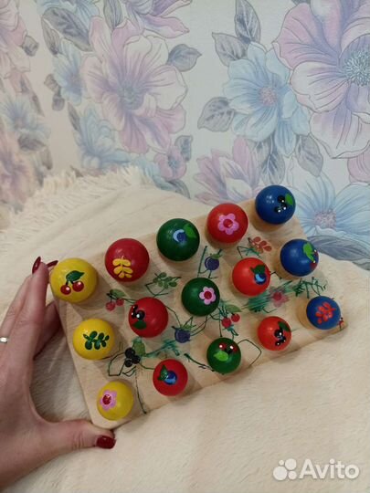 Игрушки развивашки деревянные