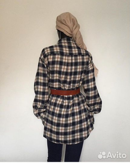 Фланелевая рубашка.Oversize