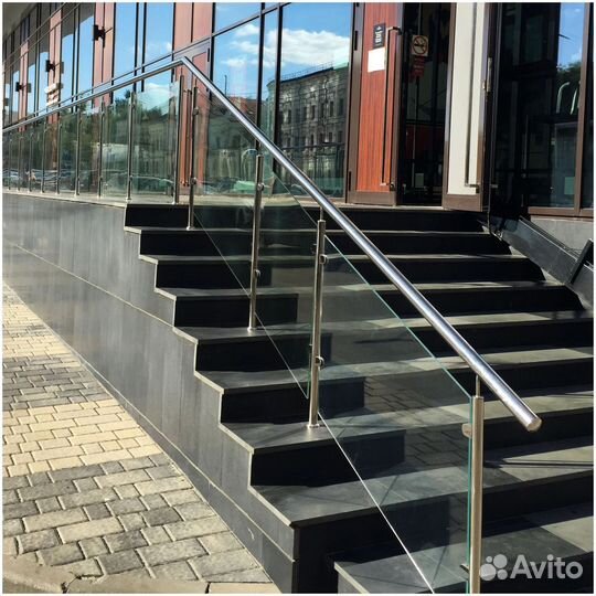 Стеклянные перила