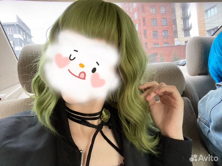 Парик зеленый Гуми