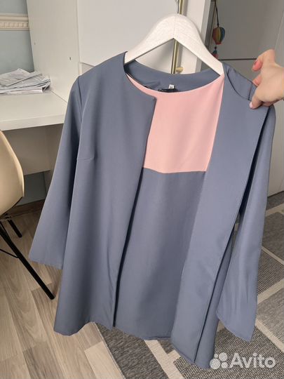 Костюм платье и кардиган женский