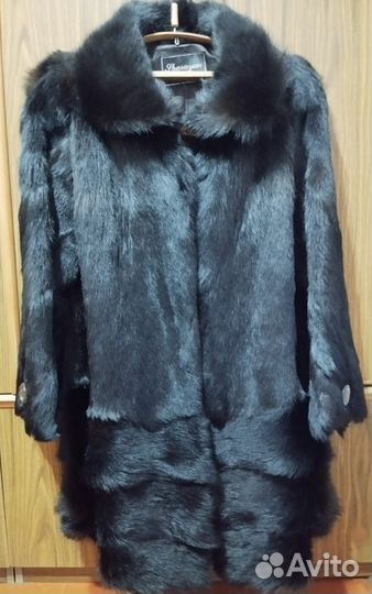 Шуба из стриженая нутрия