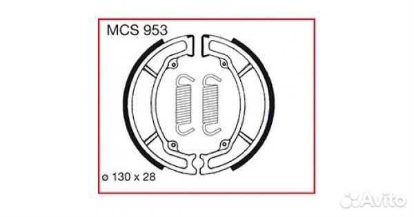 Тормозные колодки TRW MCS953