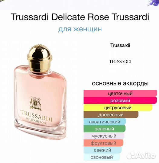 Trussardi delicate rose