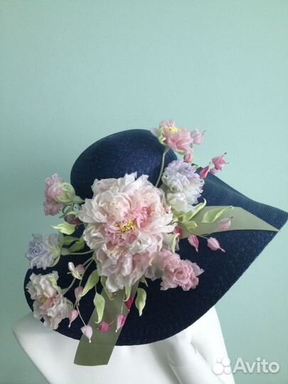 Шляпа женская соломенная