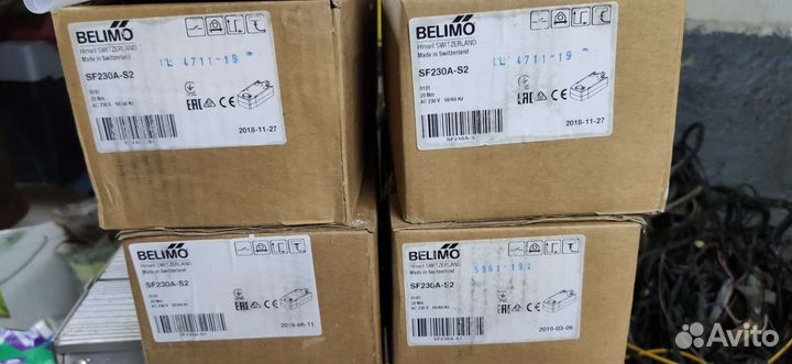 Belimo электропривод с возвратной пружиной