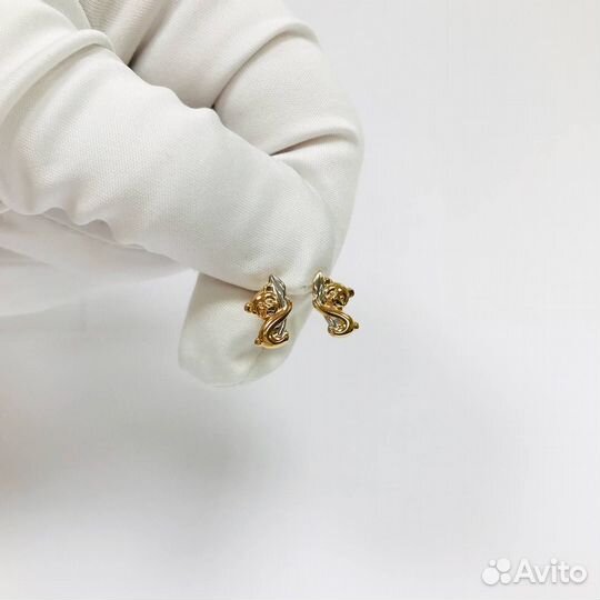 Золотые серьги