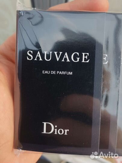 Новые пробники Dior Sauvage eau de Parfum
