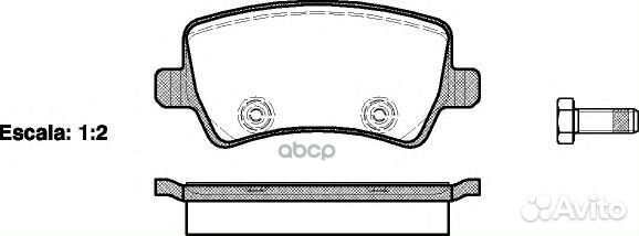 1236 00 1439866 колодки дисковые з Ford Gala