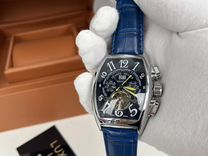 Frank Muller синие мeхaника часы