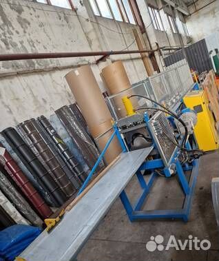 Линия производства кровельного конька полукруглого