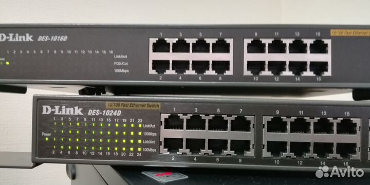 Коммутаторы D-Link, Compex. Сетевые карты