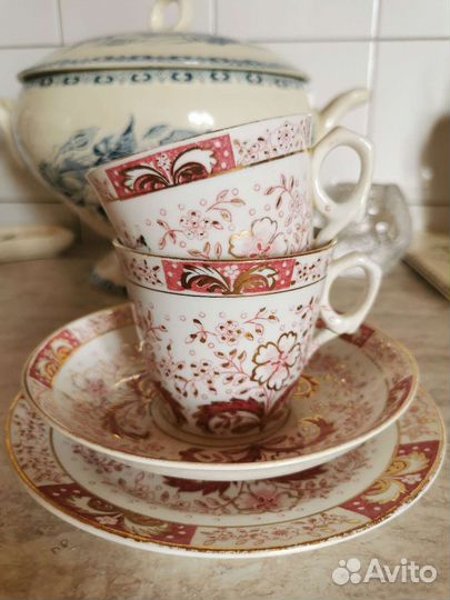 Антикварные кофейные пары, 19 век