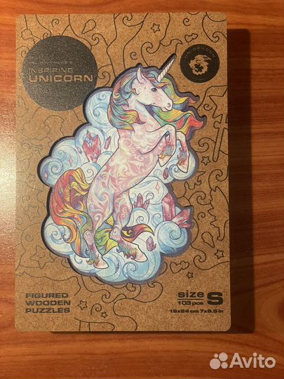 Пазл Unidragon Вдохновляющий Единорог, 313 дет