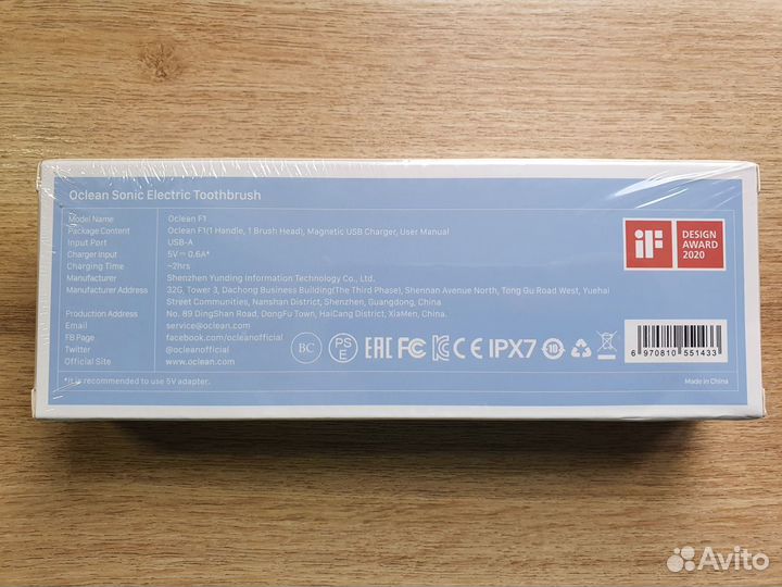 Зубная щетка Xiaomi Oclean F1 новая запакована