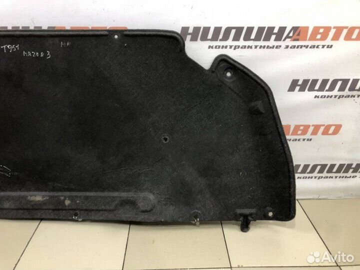 Шумоизоляция капота Mazda 3 Bk хэтчбек 1.6 Z6 2006