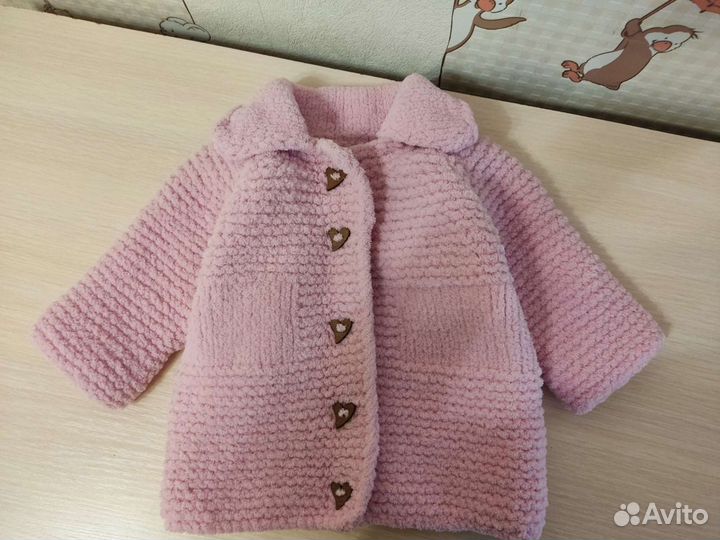 Новый детский кардиган, 74