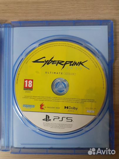 Cyberpunk 2077 ultimate edition ps5 диск