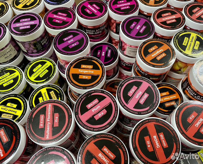 Бойлы плавающие Texnokarp 8, 10, и 14 мм