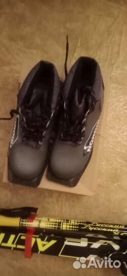 Беговые лыжи STC Actic 175 м и ботинки, палки