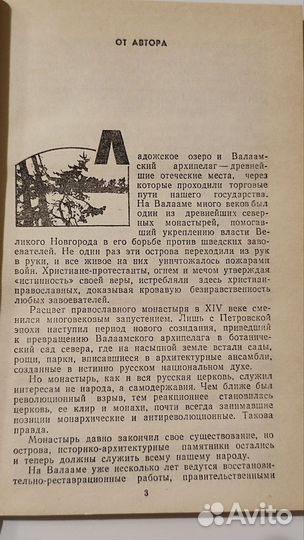 Л. Я. Резников. Валаам:кризис аскетизма