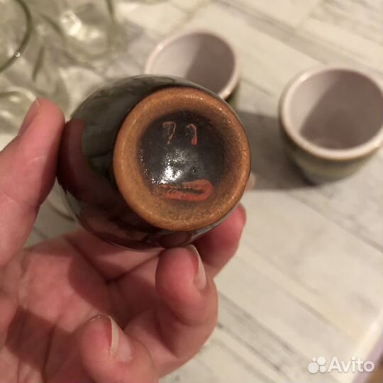 Глиняные рюмки (глазурь)