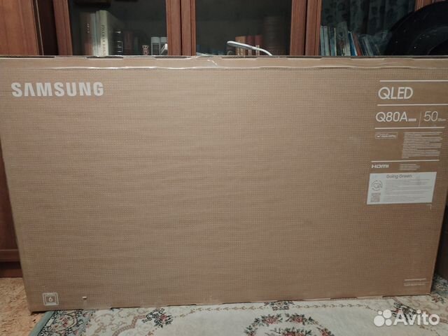 Новый qled телевизор Samsung QE50Q80AAU купить в Москве | Электроника ...