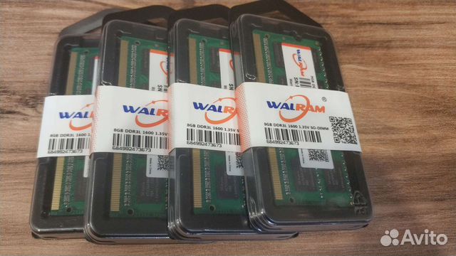 Оперативная память 8gb ddr3l 1600 1.35v