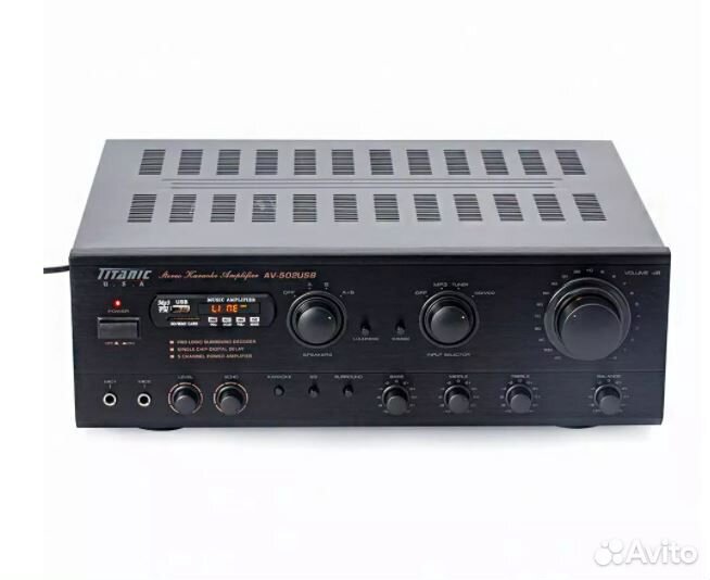 Усилитель Titanic AV-502USB/BT-Black