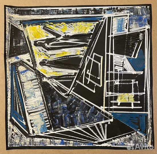 Картина, абстракция, Юрий Кафенгауз