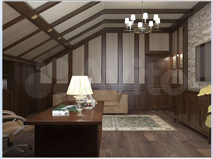 Коттедж 423 м² на участке 15 сот.