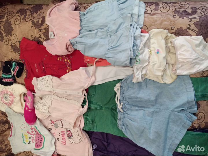 Вещи пакетом для девочки 104-110