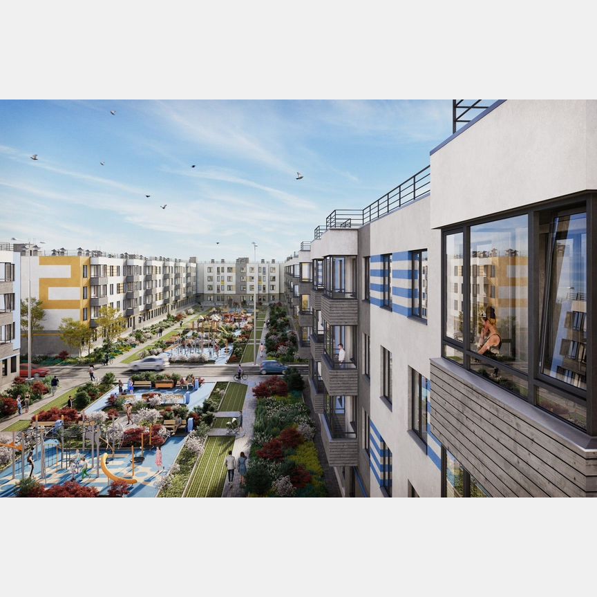 2-к. квартира, 55,7 м², 4/4 эт.