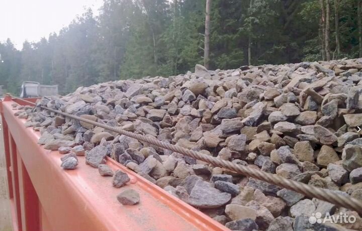 Щебень известняковый доставка