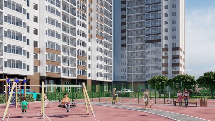 3-к. квартира, 87,9 м², 12/17 эт.