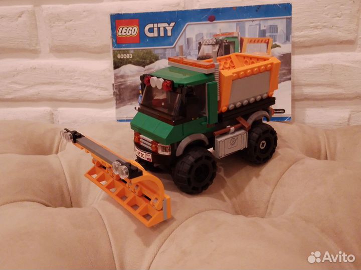 Lego City снегоуборочная машина
