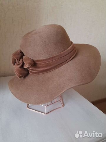 Шляпки велюр женская