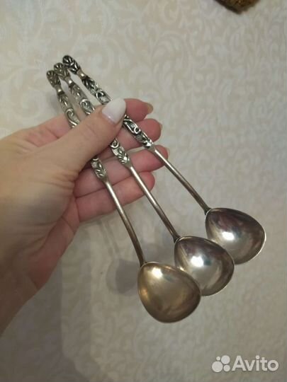 Ложки мельхиор для соуса
